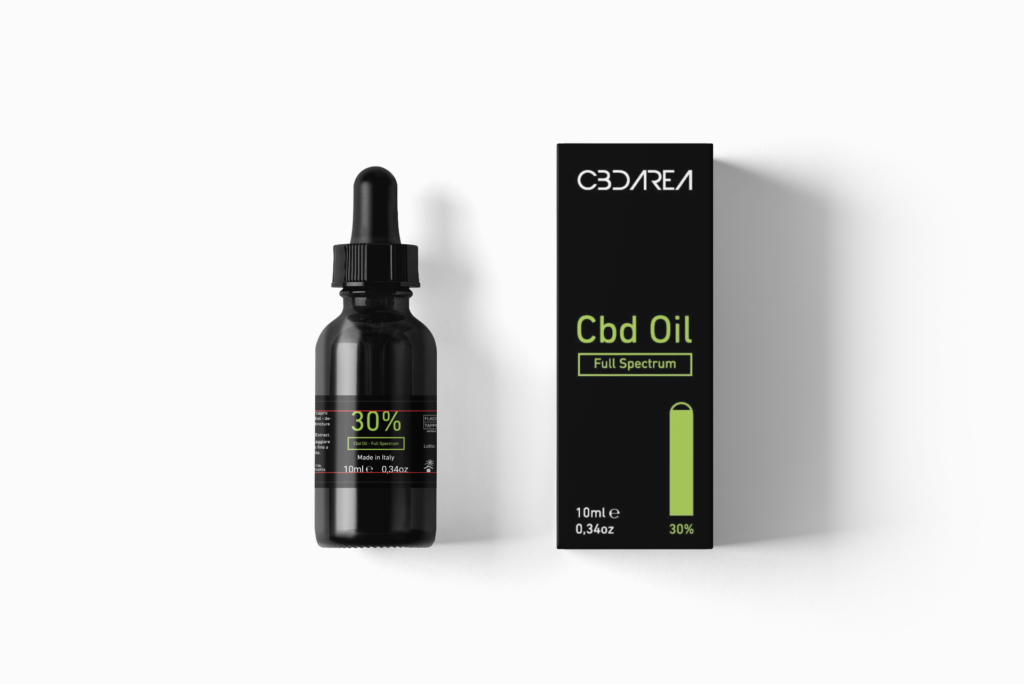 Cbd Area - Olio Cbd "Full Spectrum" 30%- Cbd Oil Solventless - Olio Mct - Effetto Entourage