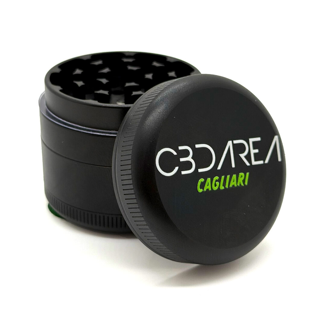 Cbd Area - Accessori per fumatori - Grinder in Metallo - 4 Parti - Macinino per Cannabis - Grinder